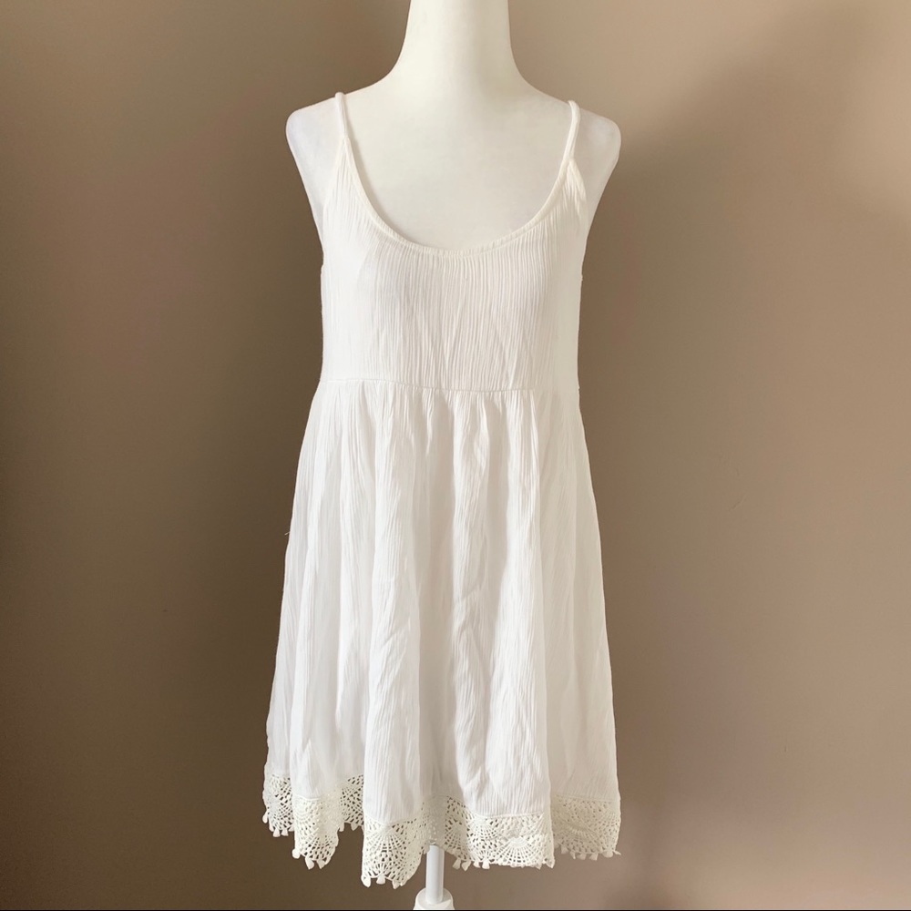 Lulus babydoll white dress